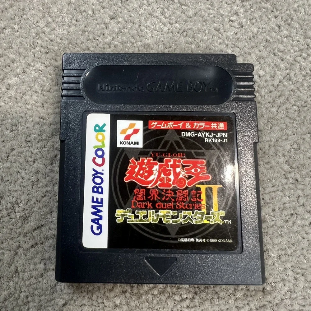 Yu-Gi-Oh! Duel Monsters II Dark Duel Stories Game Boy Color JPN DMG-AYKJ-JPN